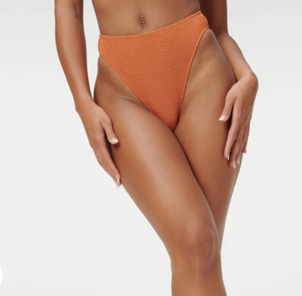 Good American Bikini Bottoms 2XL 3XL Always Fits Cheeky Cinnamon Swimwear NWT